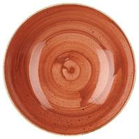 Churchill Stonecast Spiced Orange Coupe Bowl 24.8cm (Case of 12)