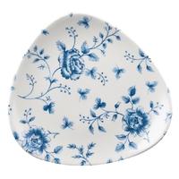 Churchill Vintage Prints Blue Rose Chintz Pattern Triangle Plate 192mm Pack of 12