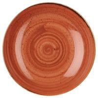 Churchill Stonecast Spiced Orange Coupe Bowl 31cm (Case of 6)
