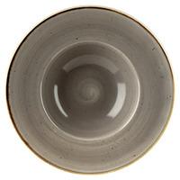 churchill stonecast peppercorn grey wide rim bowl 24cm case of 12