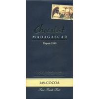 Chocolat Madagascar, 34% white chocolate bar