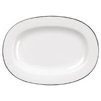 Churchill Alchemy Mono Oval Dishes 280mm Pack of 6