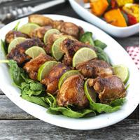 Chicken Thigh (Boneless/Skinless) with Mint Glaze