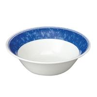 churchill new horizons marble border salad bowls blue 213mm pack of 12