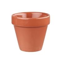 Churchill Bit On The Side Plant Pot Paprika 17oz Pack of 6