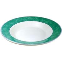 Churchill New Horizons Marble Border Pasta Plates Green 300mm Pack of 12