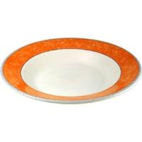 Churchill New Horizons Marble Border Pasta Plates Orange 300mm Pack of 12