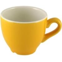 Churchill New Horizons Colour Glaze Espresso Cups Yellow 85ml Pack of 24