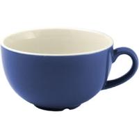 churchill new horizons colour glaze cappuccino cups blue 199ml pack of ...