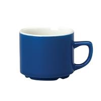 Churchill New Horizons Colour Glaze Maple Tea Cups Blue 199ml Pack of 24