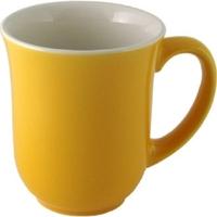 churchill new horizons colour glaze elegant mugs yellow 284ml pack of  ...