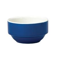 Churchill New Horizons Colour Glaze Consomme Bowls Blue 105mm Pack of 24