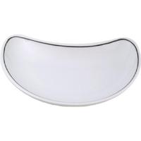 Churchill Black Line Crescent Salad Plates 202mm Pack of 12