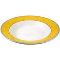 Churchill New Horizons Marble Border Pasta Plates Yellow 300mm Pack of 12