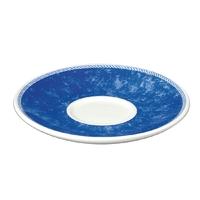 Churchill New Horizons Marble Border Cappuccino Saucers Blue 170mm Pack of 24