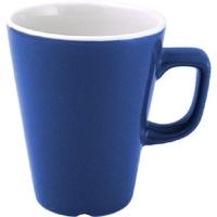 Churchill New Horizons Colour Glaze Cafe Latte Mugs Blue 340ml Pack of 12