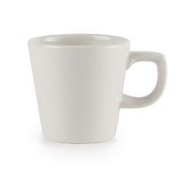 churchill plain whiteware cafe cups 220ml pack of 24