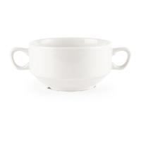 Churchill Whiteware Handled Soup Bowls 398ml Pack of 24