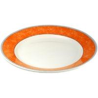 Churchill New Horizons Marble Border Mediterranean Dishes Orange 280mm Pack of 12