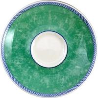 Churchill New Horizons Marble Border Espresso Saucers Green 115mm Pack of 24