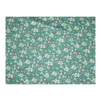 Christmas Holly Cotton Poplin Fabric Green