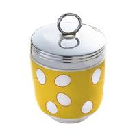 chicken egg coddler yellow porcelainstainless steel