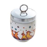 chicken egg coddler porcelainstainless steel