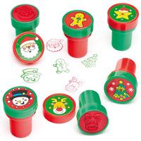 christmas self inking stampers pack of 30