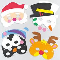 Christmas Foam Mask Kits (Pack of 4)
