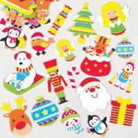 christmas foam stickers pack of 100