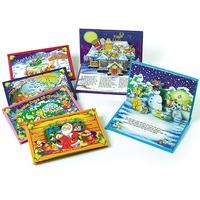 christmas pop up books pack of 6