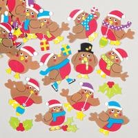 Christmas Robin Stickers (Pack of 120)