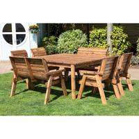 charles taylor 8 seater deluxe square table set