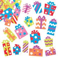 Christmas Present Foam Stickers (Pack of 120)