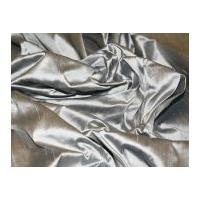 Chantelle Classic 100% Silk Chinese Yarn Dupion Bridal Fabric Silver