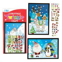 christmas twinkle craft kits pack of 16