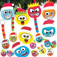 christmas funny face craft super value pack each