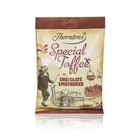 chocolate smothered special toffee bag 280g