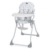 chicco pocket meal highchair light grey new