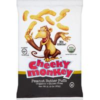 cheeky monkey peanut butter puffs 60g