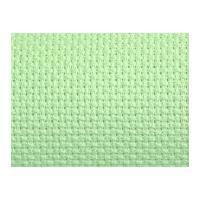 Charlescraft 14 Count Gold Standard Aida Cross Stitch Fabric Light Seafoam Green