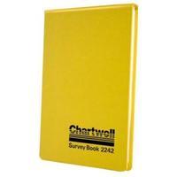 Chartwell 80 Leaf Weather Resistant Survey Book Yellow Single 2242Z