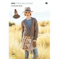 Chunky Cardigan, Snood and Hat in Rico Design Essentials Cashlana (347)