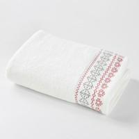 CHALET Bath Sheet with Traditional Jacquard Border