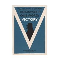 Churchill Victory Tea Towel