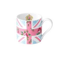 Cheeky Pink Modern Union Jack Mug