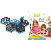 childrens 52 piece craft stationery box