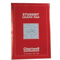 Chartwell A4 Graph Pad 50 Leaf 21020mm J34B