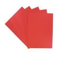 Christmas Red Pearlised Card A4 5 Pack