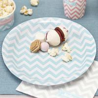 chevron divine paper party plates